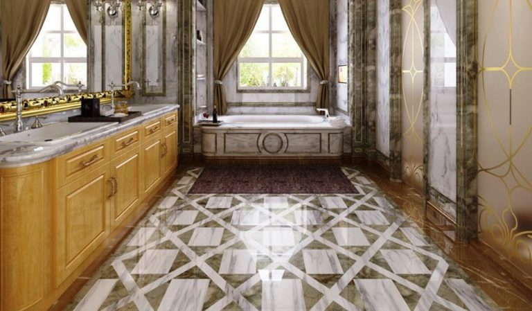 Memadukan Motif Keramik Granit dengan Furniture Lain